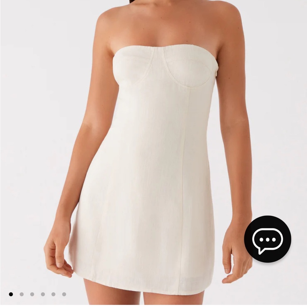 Peppermayo Size 0 “Do it that way” Linen Mini dress